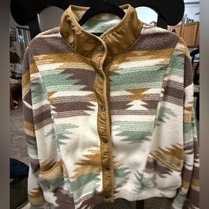 Women’s Fleece Button Jacket